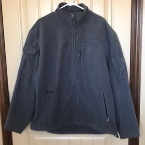 Duluth Trading Co fleece full zip jacket L